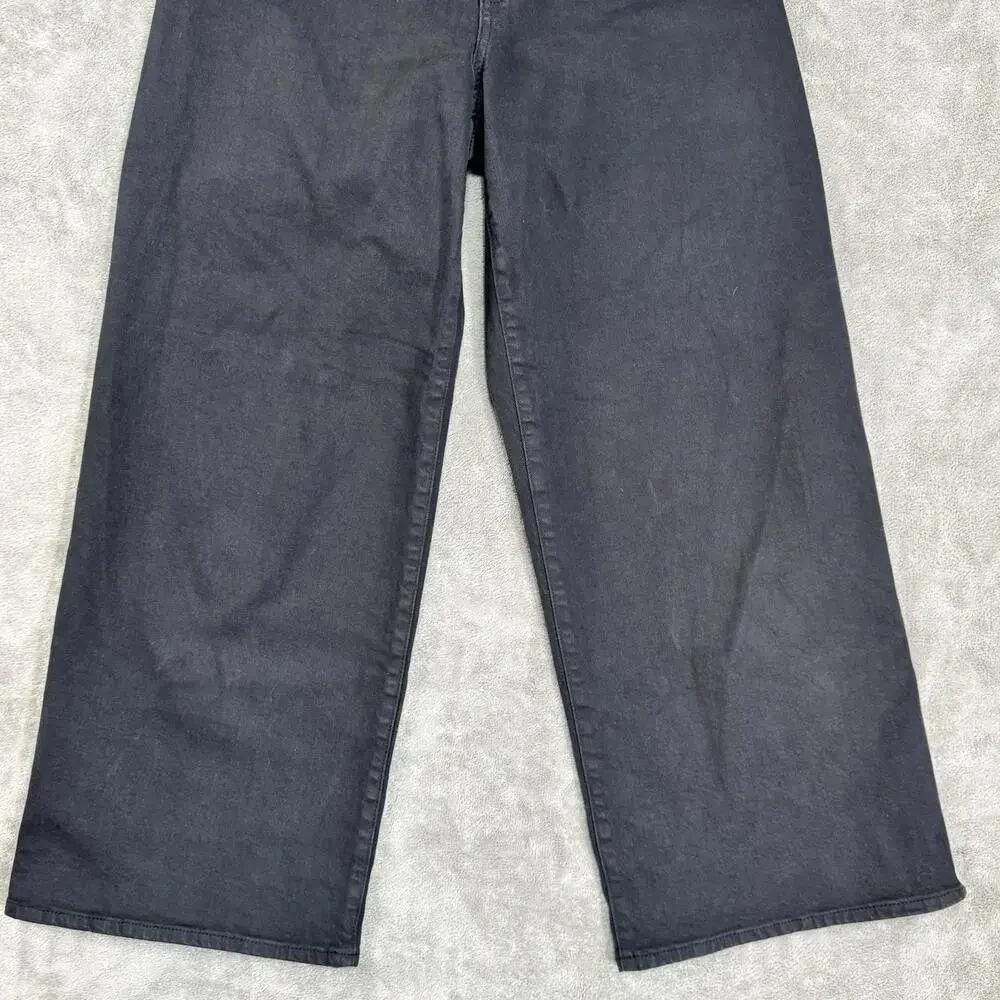 Universal Thread High-Rise Sailor Wide Leg Jeans Size 10 Black Baggy Y2K Inspire - Picture 3 of 9